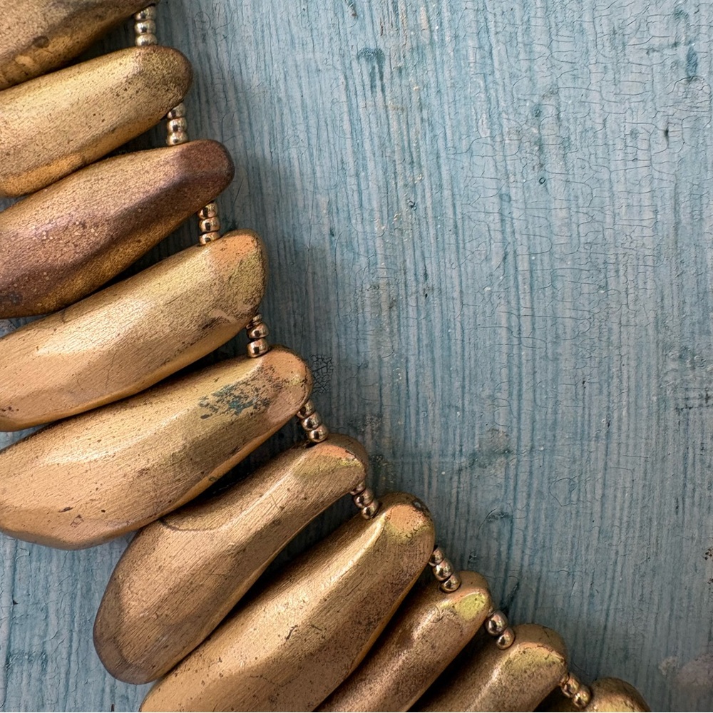 Fun & Unique Gold Nugget Necklace - Picture 8 of 10